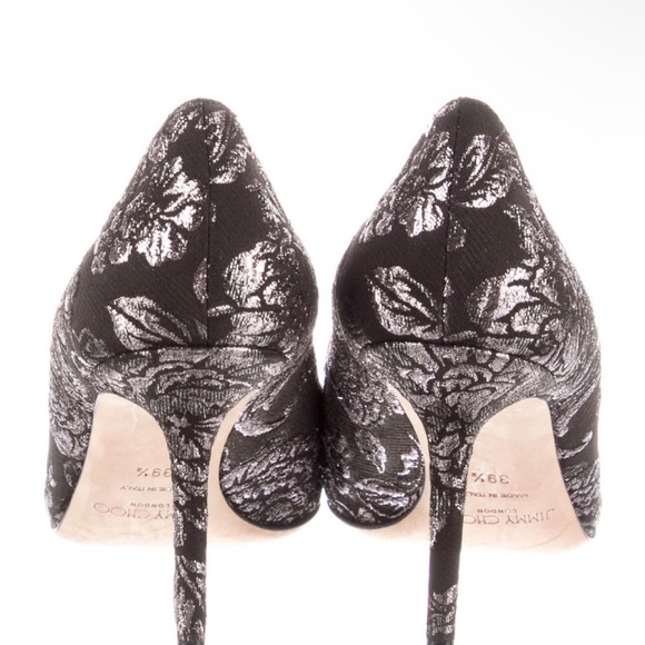 Jimmy Choo Black and Silver Women's Shoes - Picture 4 of 5